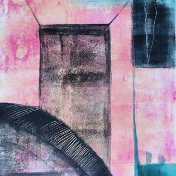 Картина под названием ""Этажи"" - Naumova Daria, Подлинное произведение искусства, Масло