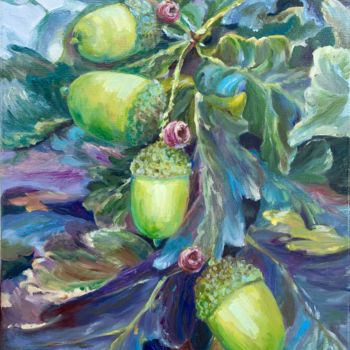 Картина под названием "The acorns (Жёлуди)" - Svetlana Rumyantseva        (Светлана Румянцева), Подлинное произведение искус…