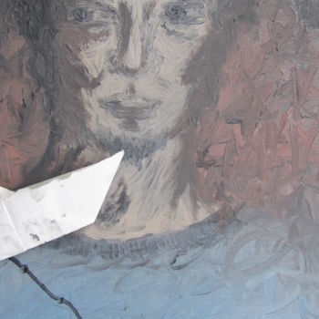 Painting titled ""Yıldızlar da kayar"" by Burcu Çakır, Original Artwork