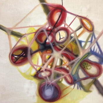 Pintura titulada "o.T..jpg" por A Alwesen, Obra de arte original, Oleo