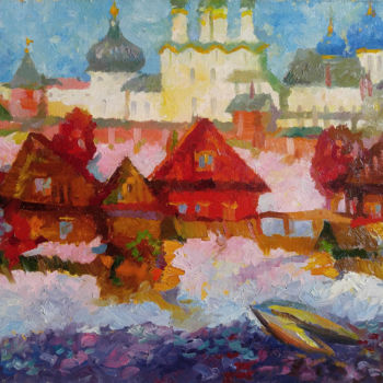 Painting titled "№ 10 #" by Aleksei Avakumov, Original Artwork, Oil