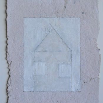Картина под названием "House V" - Anna Jannack, Подлинное произведение искусства, Акрил