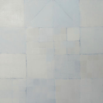 Peinture intitulée "Squares Mini XVII" par Anna Jannack, Œuvre d'art originale, Huile