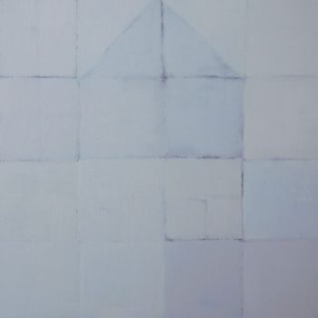Malerei mit dem Titel "Squares Mini XXII" von Anna Jannack, Original-Kunstwerk, Öl