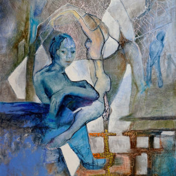 Malarstwo zatytułowany „I co dalej” autorstwa Anna Lupa-Suchy, Oryginalna praca, Olej