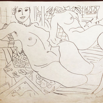Printmaking titled "Henri Matisse - Mod…" by Anthony Shilton, Original Artwork, Lithography