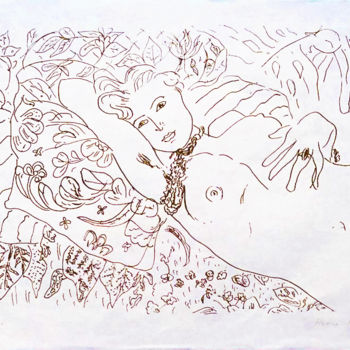 Printmaking titled "Henri Matisse - Mod…" by Anthony Shilton, Original Artwork, Lithography