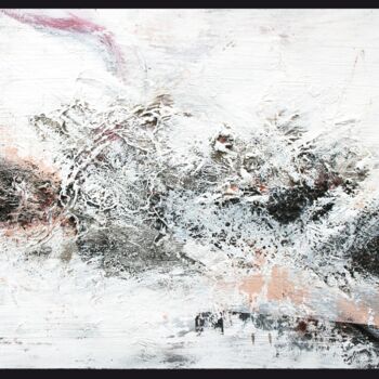 Painting titled "Paysage abstrait  b…" by A.T.6 Alexandre Trubert, Original Artwork, Acrylic