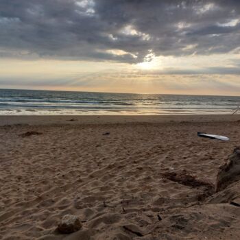 "Surf coucher de sol…" başlıklı Fotoğraf A.T Photographie tarafından, Orijinal sanat, Dijital Fotoğrafçılık