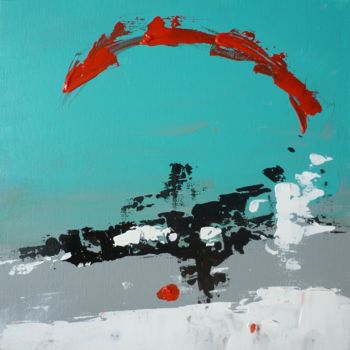 Peinture intitulée "L'envolée" par Alain Uro, Œuvre d'art originale, Acrylique