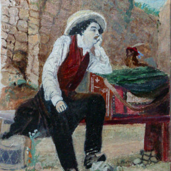 Painting titled "Copy painting of V.…" by Alexey Vladimirovich Esaulenko, Original Artwork, Oil