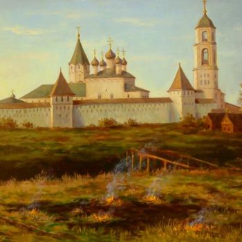 Ζωγραφική με τίτλο "Pereslavl-Залесский…" από Arkady Zrazhevsky, Αυθεντικά έργα τέχνης, Λάδι