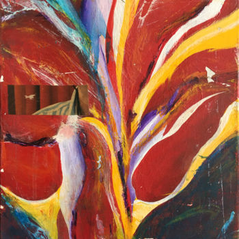 Pintura intitulada "Primavera" por António Amaralgomes, Obras de arte originais, Acrílico