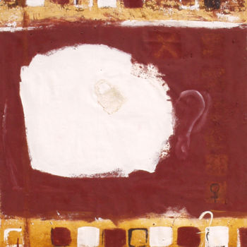 Pintura intitulada "Enclausuramento do…" por António Amaralgomes, Obras de arte originais, Pigmentos Montado em Cartão