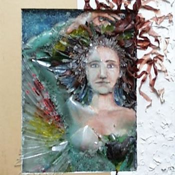 Collages getiteld "Mélusine" door Aantz, Origineel Kunstwerk