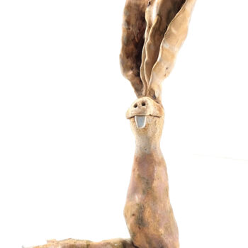 Rzeźba zatytułowany „RABBIT XIV” autorstwa Aare Freimann, Oryginalna praca, Ceramika