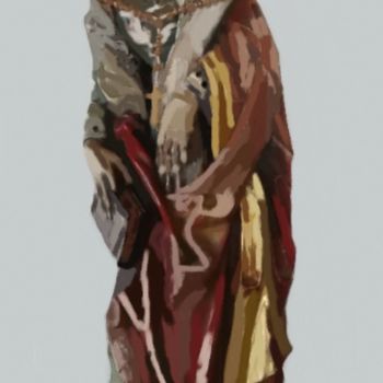 Arts numériques intitulée "Maria Magdalena" par Aaron Pichilin, Œuvre d'art originale, Peinture numérique