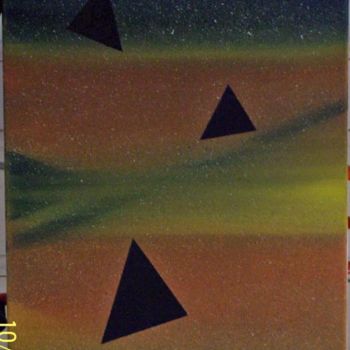Painting titled "Even Triangles Asce…" by Paganson, Original Artwork