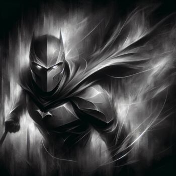 数字艺术 标题为“The Dark Knight's G…” 由Aashish Singh, 原创艺术品, 数字油画