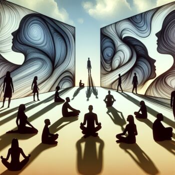 Arte digitale intitolato "A Silent Symphony o…" da Aashish Singh, Opera d'arte originale, Pittura digitale