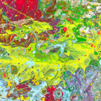 Digitale Kunst mit dem Titel "Cognitive Topograph…" von Aatmica Ojha, Original-Kunstwerk, Digitale Malerei