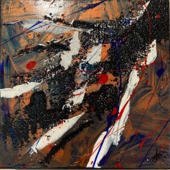Картина под названием "Résistance" - Ab Paintart, Подлинное произведение искусства, Акрил Установлен на Деревянная рама для…