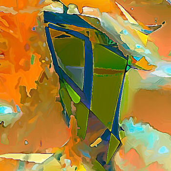 Arts numériques intitulée "Le regard et le vent" par Abdelaziz Talbi, Œuvre d'art originale