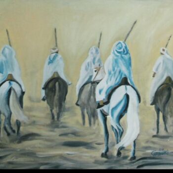 Malarstwo zatytułowany „Fatasia marocaine” autorstwa Abdelhadi Chaouki, Oryginalna praca