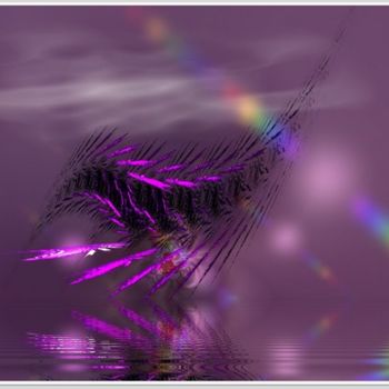 Digitale Kunst mit dem Titel "Dance of colours" von Karim Bouchnak, Original-Kunstwerk, Digitale Malerei