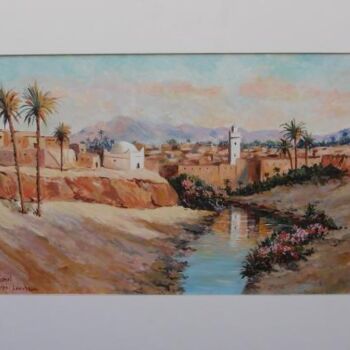 Painting titled "Figuig "d'apres :co…" by Abdelkrim Hamri, Original Artwork