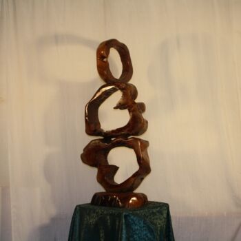 Sculpture intitulée "Coup de coeur" par Abdellouahab Selka, Œuvre d'art originale