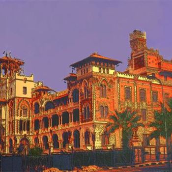 Arts numériques intitulée "THE PALACE" par Abdelmonem Mohamed, Œuvre d'art originale