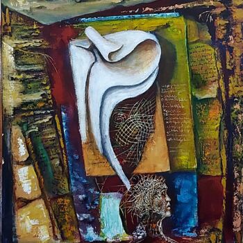 Painting titled "Persistance" by Abdelouahed Ghanemi, Original Artwork, Acrylic