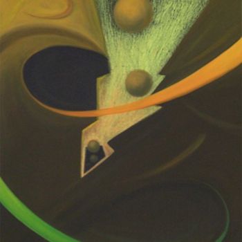 Painting titled "Infinitus" by Abdías Méndezrobles (MéndezRobles), Original Artwork, Oil