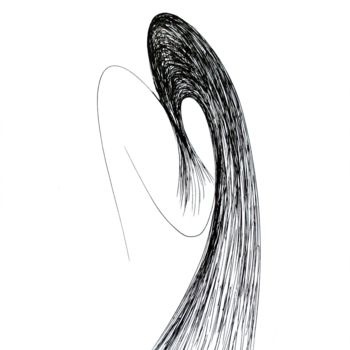 Malarstwo zatytułowany „" hair "” autorstwa Du Kerim, Oryginalna praca