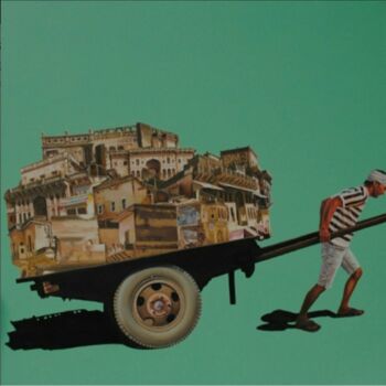 Картина под названием "Brilliant Indian he…" - Abhishek Singh, Подлинное произведение искусства, Акрил