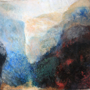Peinture intitulée "vision-matinale-2.j…" par A Bourg Art, Œuvre d'art originale, Huile