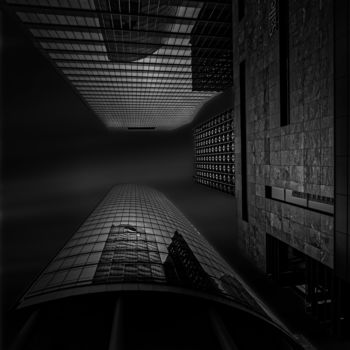 Photography titled "Pixel Noir" by Abraham Kravitz, Original Artwork, Digital Photography
