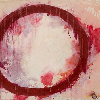 Pittura intitolato "Through the Ringer" da Larry Wolf, Opera d'arte originale, Acrilico