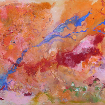 Painting titled "Stream of Conscious…" by Larry Wolf, Original Artwork, Acrylic