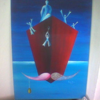 "sailors" başlıklı Tablo Önder Bora tarafından, Orijinal sanat, Petrol