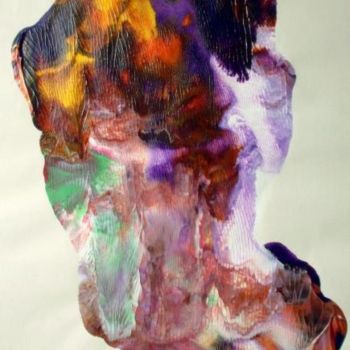 "face" başlıklı Tablo Önder Bora tarafından, Orijinal sanat, Petrol