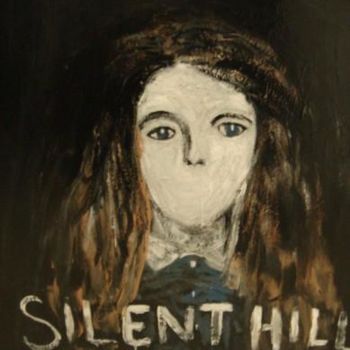 Painting titled "Silent Hill" by The Abstract Surrealist, Original Artwork