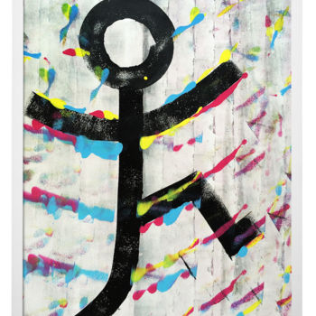 Painting titled "79 - BoyColor Origin" by Cristiano Bernardo (Abstrato), Original Artwork, Acrylic