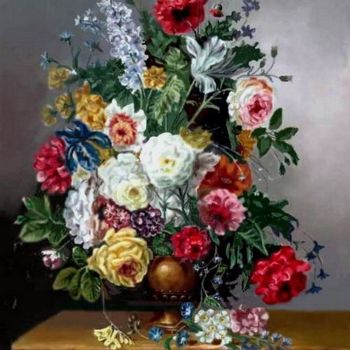 Artes digitais intitulada "Bouquet" por Andrew Volodutsky, Obras de arte originais, Pintura digital