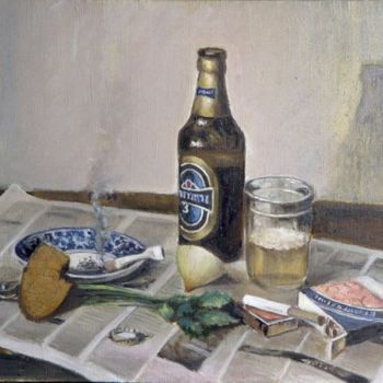 "Still Life with bee…" başlıklı Tablo Andrew Volodutsky tarafından, Orijinal sanat, Petrol