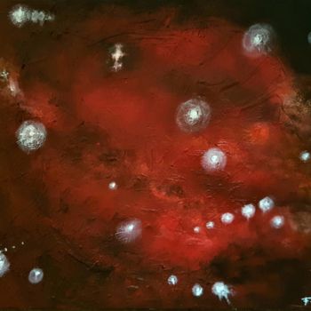 Pintura intitulada "Orbes" por Abygala, Obras de arte originais, Acrílico