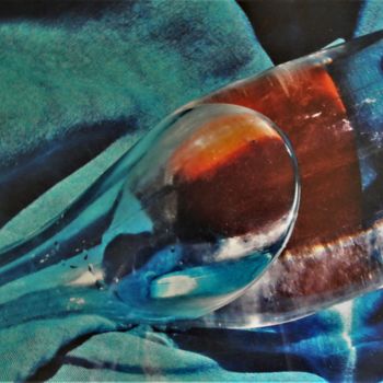 Fotografia intitulada "Orange et bleu" por Ariane Canta-Brejnik, Obras de arte originais, Fotografia digital