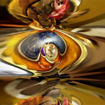 Digitale Kunst mit dem Titel "Upward Ascension" von Acesio Amavi, Original-Kunstwerk, Digitale Malerei