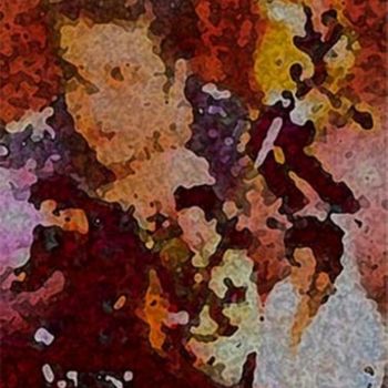 Arte digital titulada "Elvis Immortalized" por Acesio Amavi, Obra de arte original, Pintura Digital